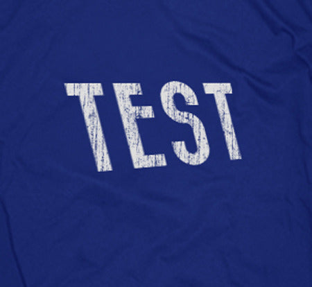 Test Shirt Blue